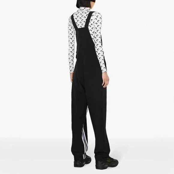 Adidas ALL-GENDER Dance DUNGAREE jumpsuit nylon overalls IN1816 Black XS New NWT - Picture 7 of 16